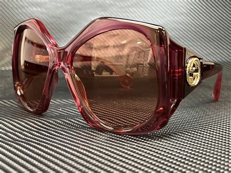 gucci burgundy sunglasses gg0875s-003 62|Gucci™ GG0875S 003 62 Burgundy Sunglasses .